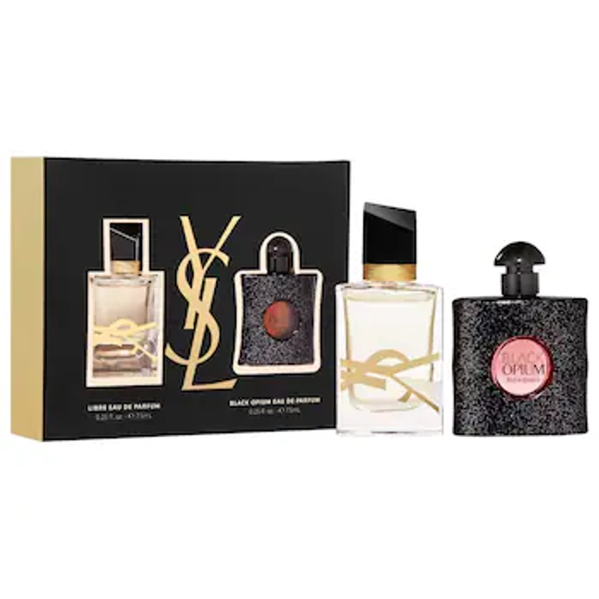 Mini Black Opium & Libre Eau de Parfum Duo - Yves Saint Laurent | Sephora