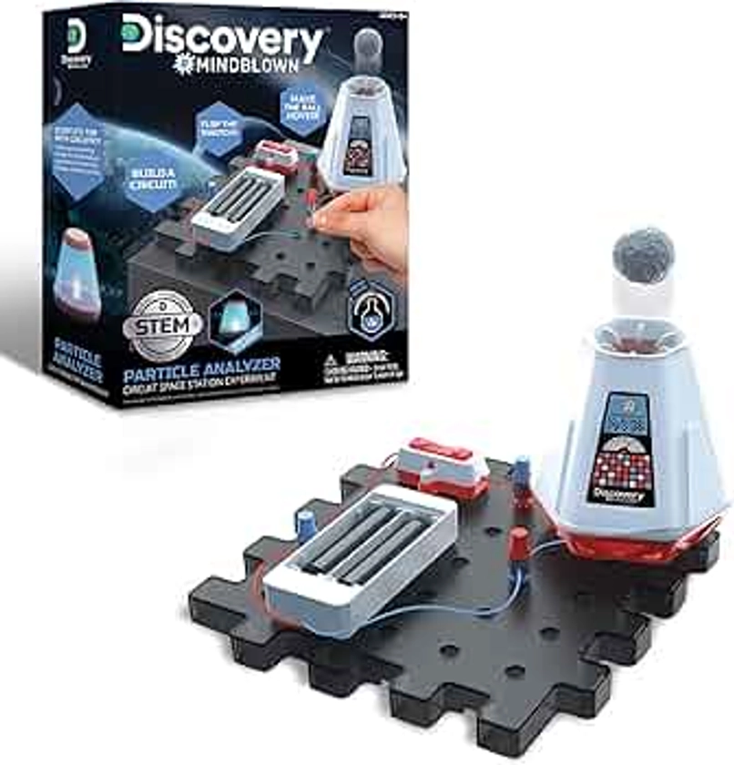 Discovery #MINDBLOWN Particle Analyzer Circuitry Set, Build-it-Yourself Engineering Toy Kit, Explore The Science of Motion, Great Gift for Kids, 9-Piece, Ages 8+