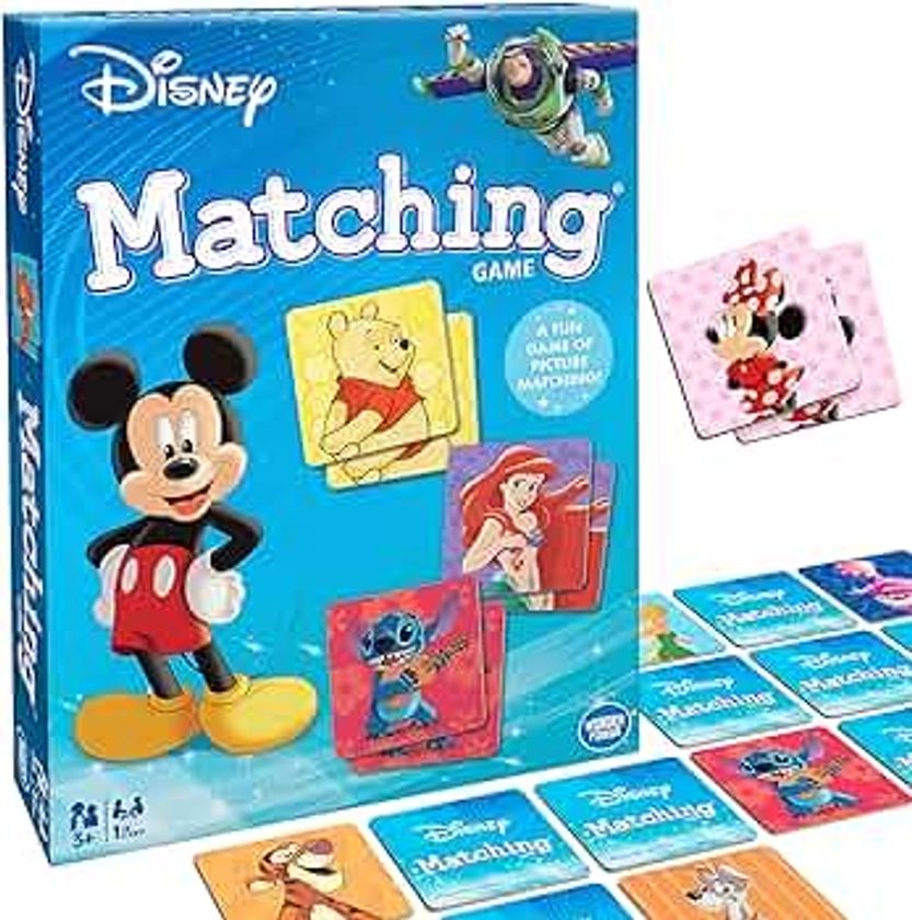 Wonder Forge Disney Classic Characters Matching Game | Fun Learning Toy for Kids Ages 3-5 | Engaging Memory Skills Game | Features Beloved Disney Icons