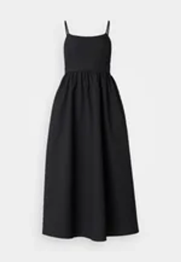 Selected Femme SLFELISIA MIDI STRAP DRESS - Robe de jour - black/noir - ZALANDO.FR