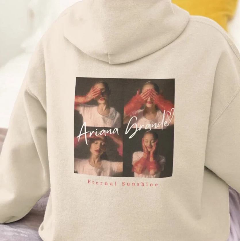 Vintage Ariana Eternal Sunshine Hoodie, Ariana Grande Album Graphic Hoodie, Graphic Hoodie, Oversized Unisex hoodie, Sweatshirt, Sweater