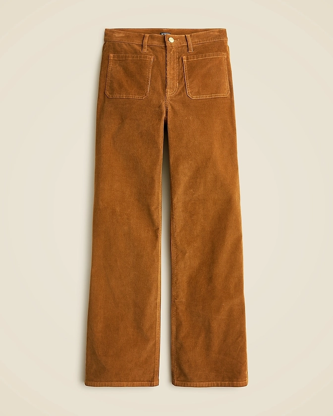 Sailor slim-wide pant in stretch corduroy