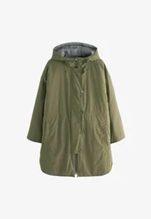 Next REVERSIBLE SHOWER RESISTANT QUILTED - Parka - khaki green/grün - Zalando.at