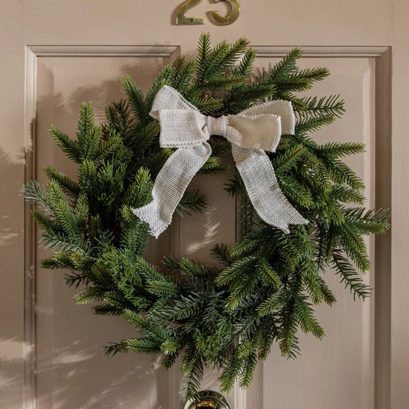 Buy Habitat Pine And Eucalyptus Christmas Wreath | Christmas wreaths and garlands | Argos