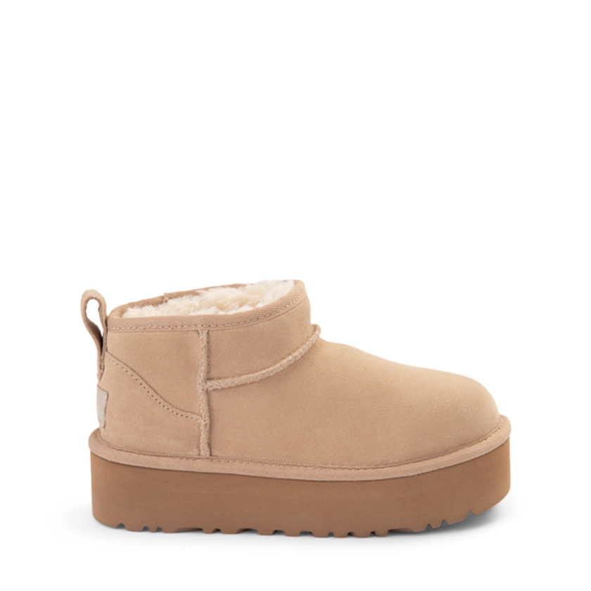 UGG® Classic Ultra Mini Platform Boot - Little Kid / Big Kid - Sand | Journeys