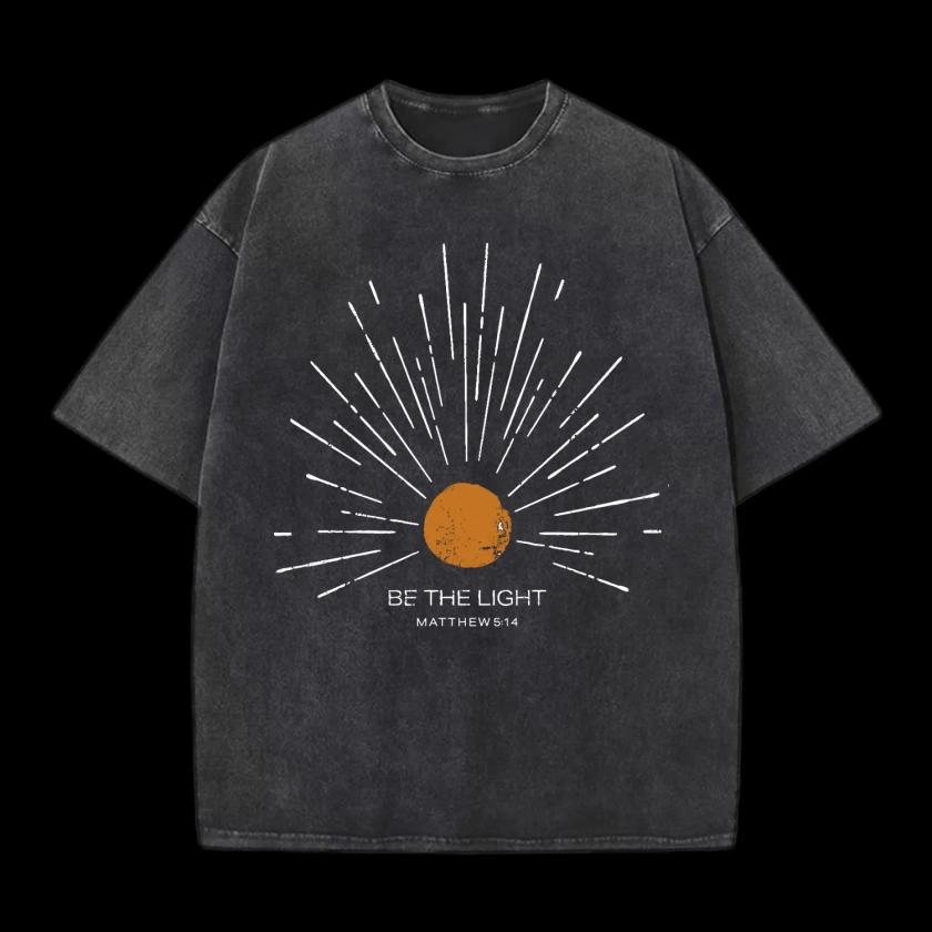 Be The Light Washed T-Shirt