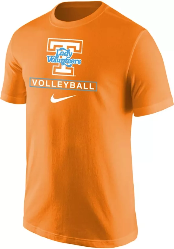 Nike Tennessee Lady Volunteers Tennessee Orange Volleyball Core Cotton T-Shirt