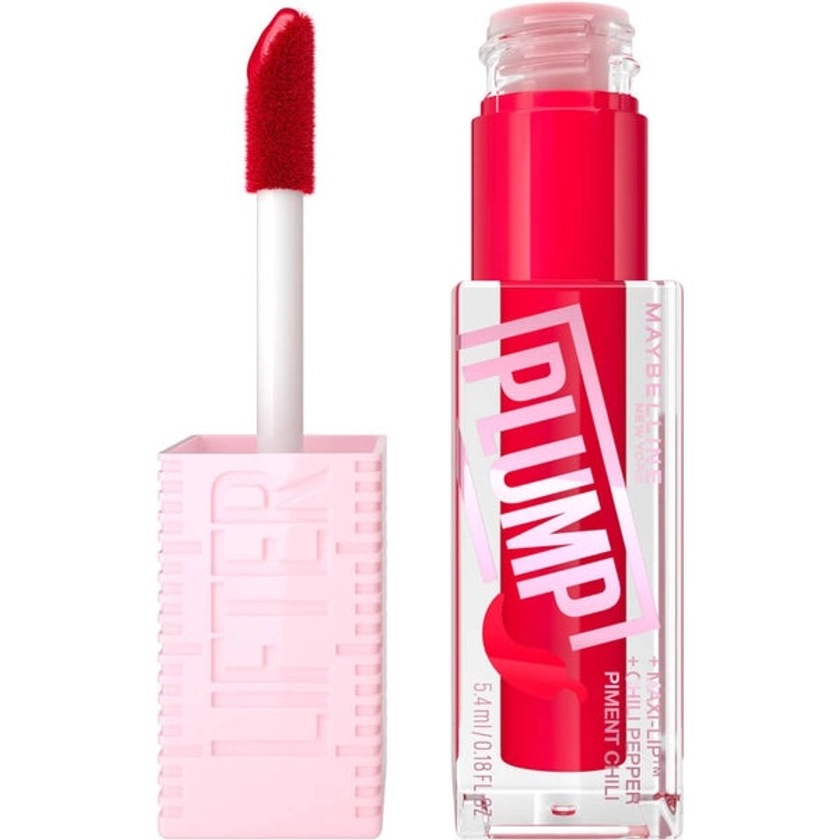 Maybelline Lifter Gloss Lip Gloss Lasting Hydration Formula With Hyaluronic Acid and Chilli Pepper (Various Shades)