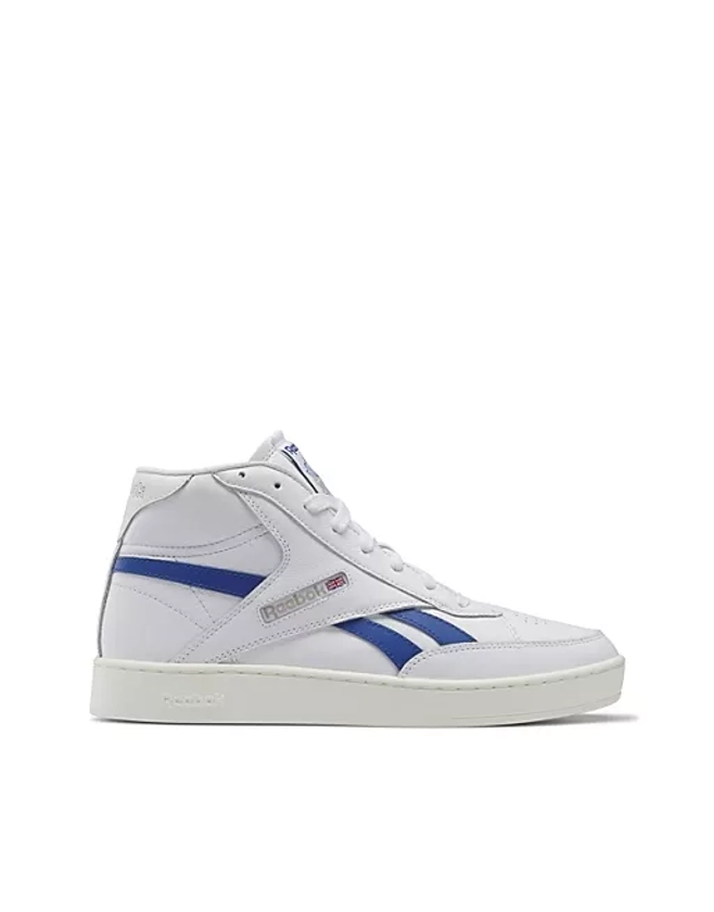 Reebok Club C Form Hi unisex sneakers in white with blue detail | ASOS