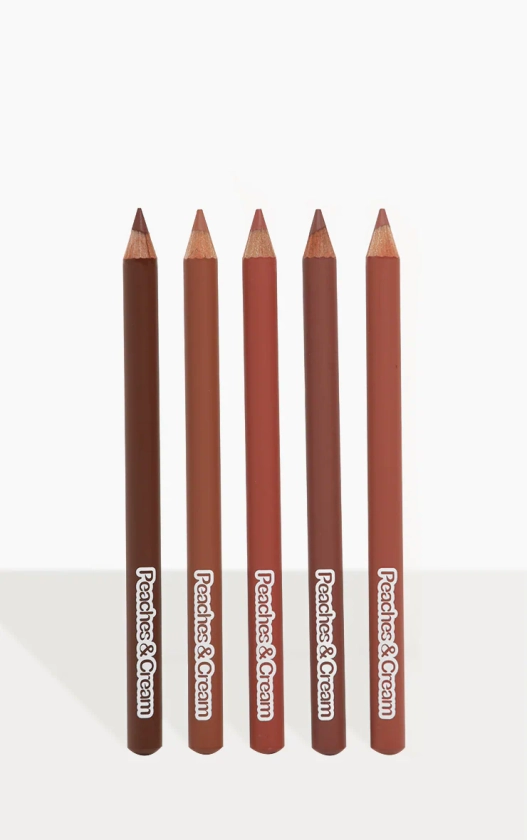 Peaches & Cream Hold The Line 5 Pack Lip Liners