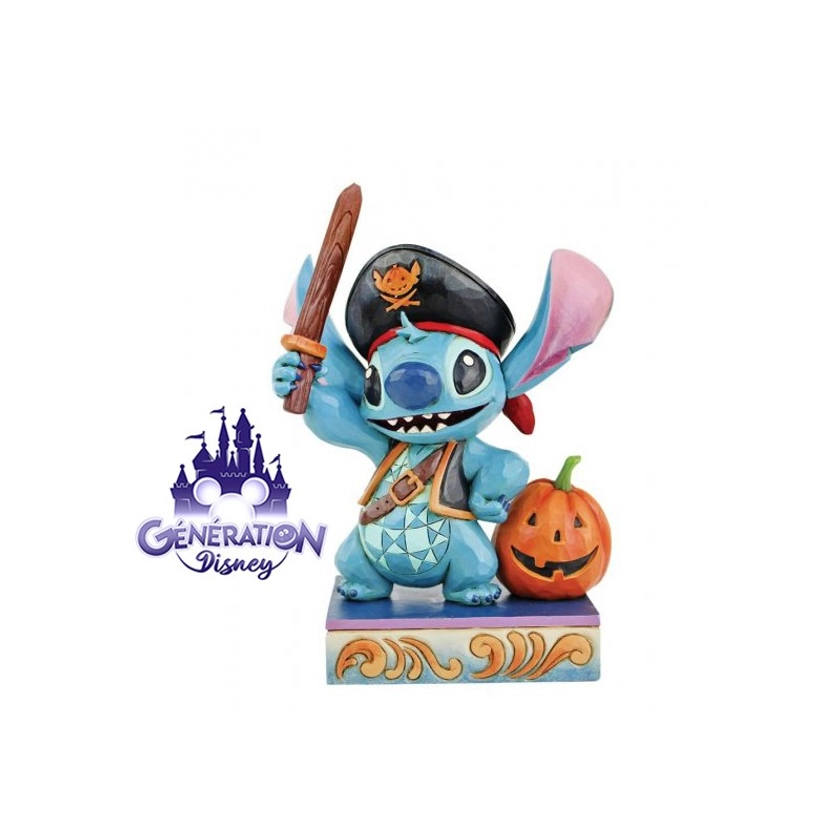 Statuette résine STITCH Halloween Pirate "Lovable Buccaneer" by Jim Shore