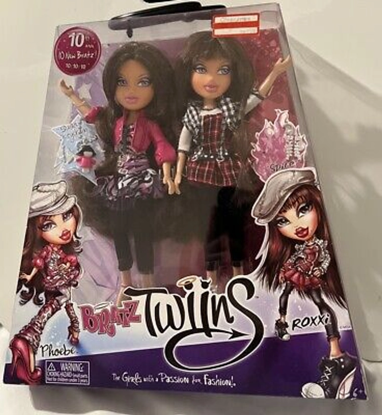 Bratz Twins Phoebe and Roxxi 10th ANNIVERSARY NEW IN BOX