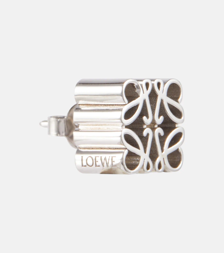 LOEWE Anagram sterling silver earrings