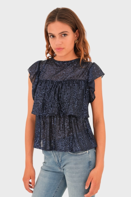 "Lottie" top navy