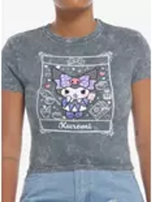 Kuromi Magic Card Tie-Dye Girls Baby T-Shirt | Hot Topic