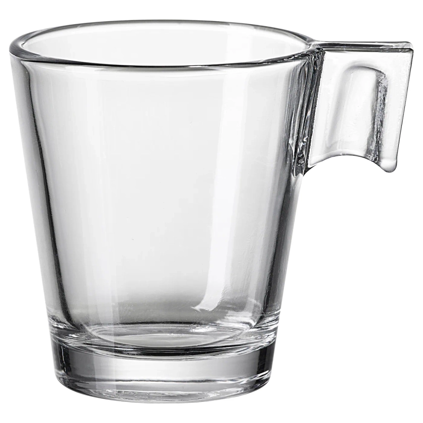 GOTTFINNANDE Tasse à expresso - verre transparent 8 cl