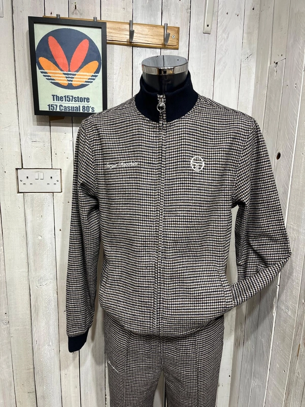 Sergio Tacchini Blanchy Dogtooth Track Jacket - Pelican