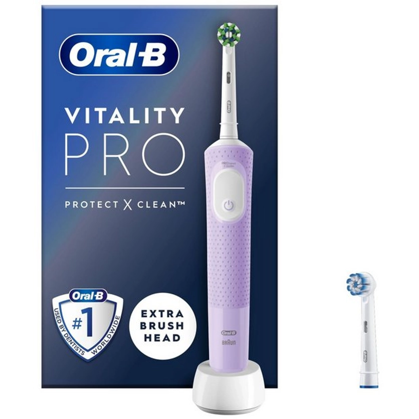 Buy Oral-B Vitality Pro Electric Toothbrush - Lilac | Electric toothbrushes | Argos