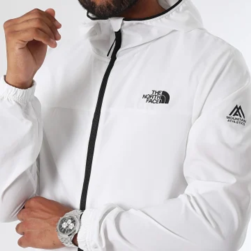 The North Face - Coupe-Vent Capuche A893K Blanc - LaBoutiqueOfficielle.com