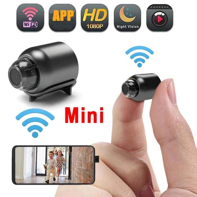 1 pièce Caméra de sécurité wifi mini sans fil, surveillance vidéo portable avec détection de mouvement, installation facile et contrôle par application | Mode en ligne | SHEIN FRANCE