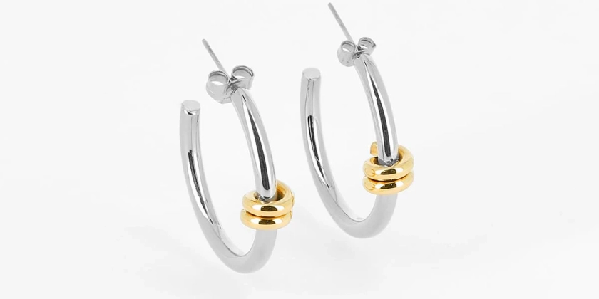 Boucles d’oreilles Pei (Acier)