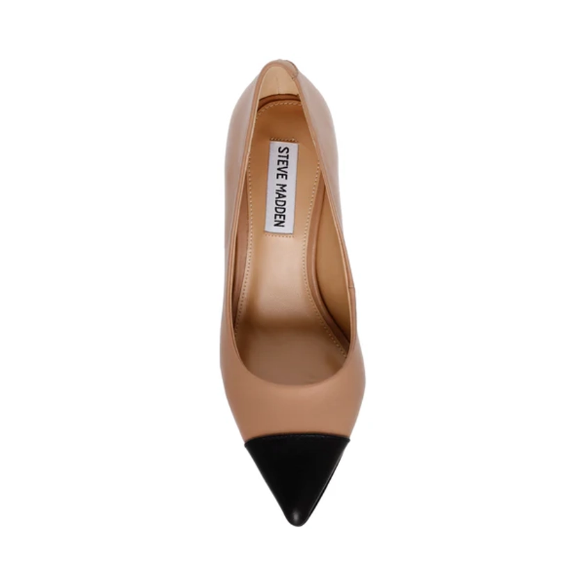 Lowri Pump TAN/BLACK – Steve Madden Europe