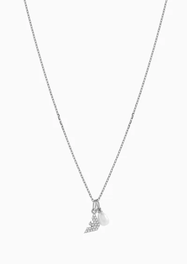 Collana con ciondolo in argento sterling | EMPORIO ARMANI Donna