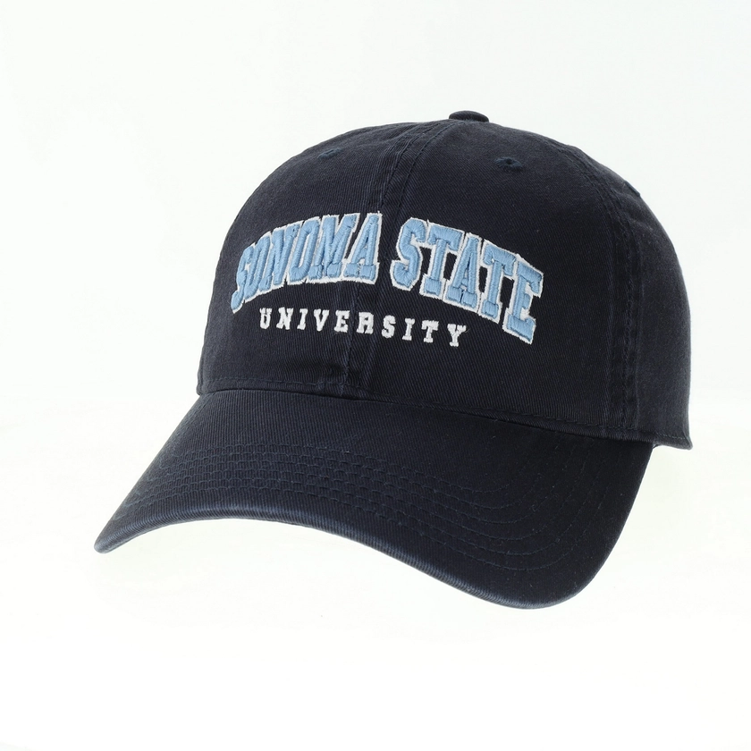 Sonoma State University Legacy Full School Name Adjustable Hat Navy