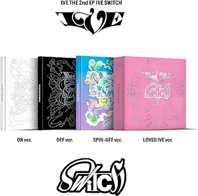 IVE 2nd EP [IVE Switch] Album aléatoire (Photobook ver) [Poster plié + carte photo lenticulaire]