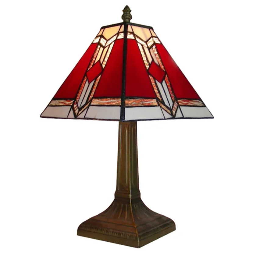 Schweizer Tiffany Style 39cm Table Lamp