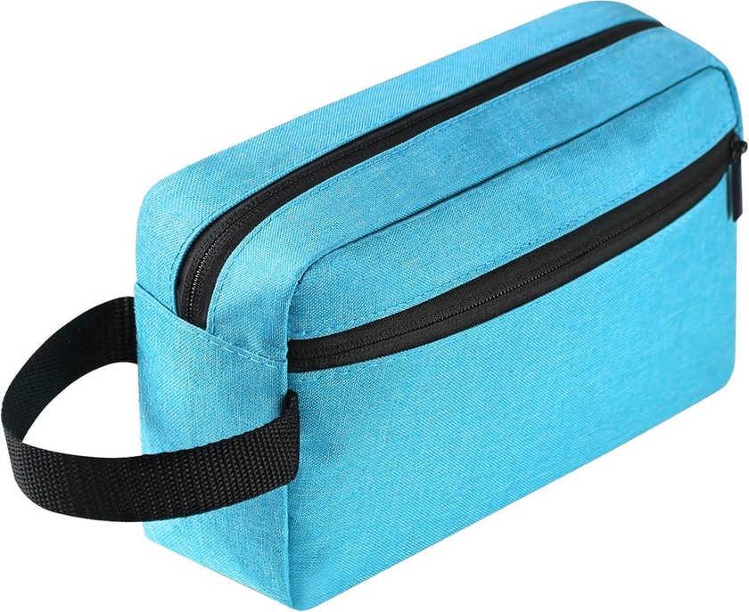 Travel Toiletry bag Toiletry bag for women men Hanging toiletry bag Cosmetic bag Travel accessories for Women Men (Lake blue)