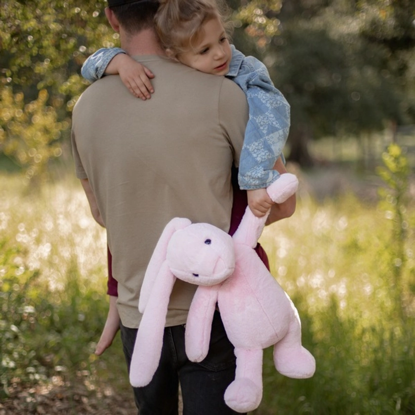 World's Softest Plush 40cm Pink Bunny | Smyths Toys UK