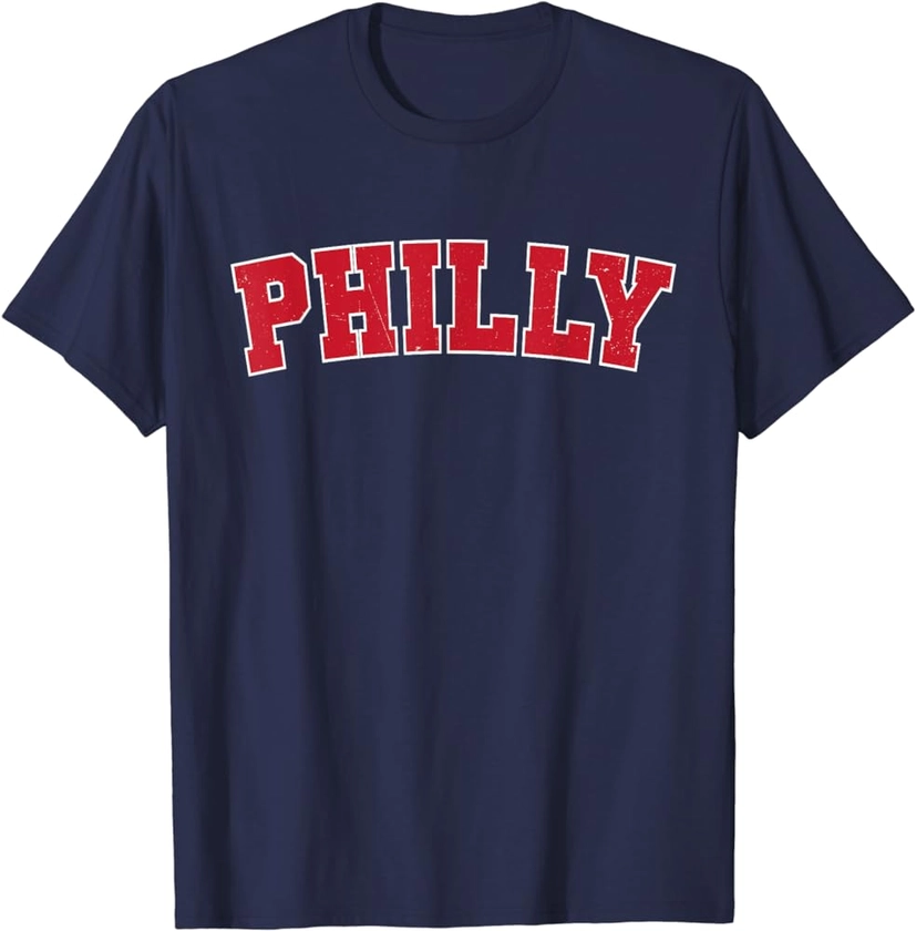 Vintage Philadelphia Distressed Philly Pennsylvania Apparel T-Shirt