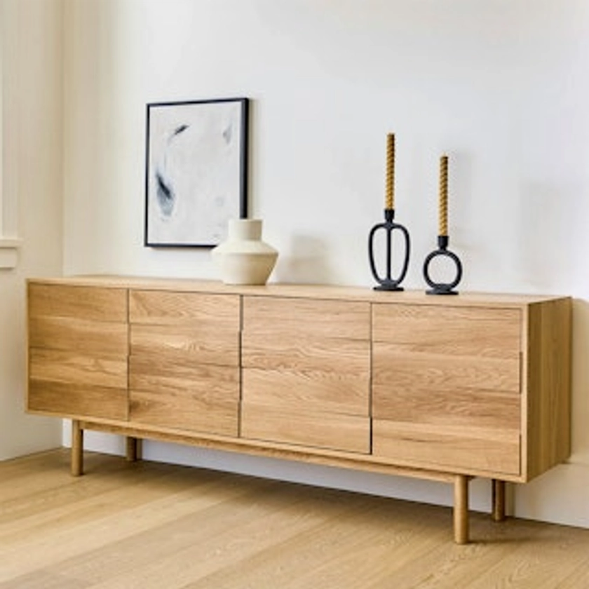 Merto Warm Oak Media Unit