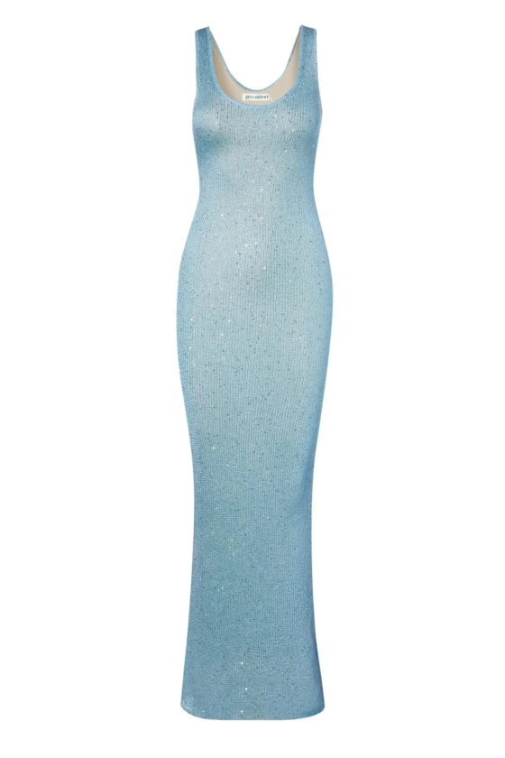 Ana Dress - Baia Blue Sequin