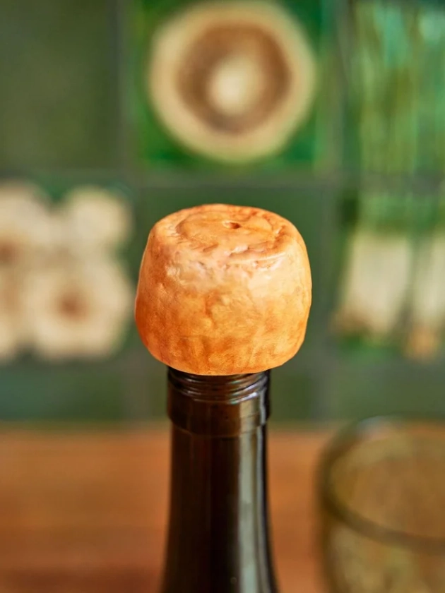 Pork Pie Ceramic Bottle Stopper