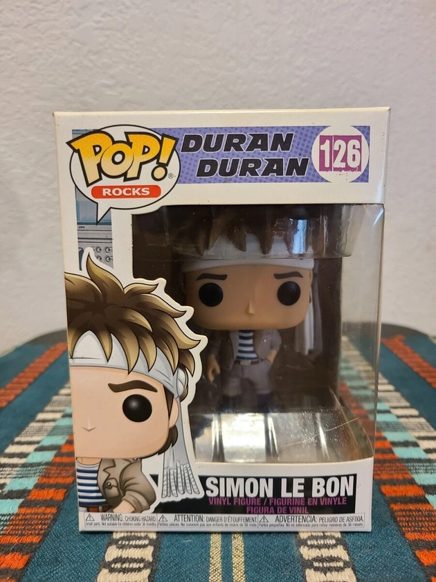 Simon Le Bon #126 Funko Pop! Vinyl Figure Rocks Duran Duran Brand New Mint Cond