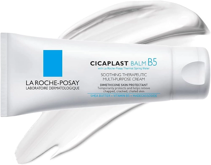 La Roche-Posay Cicaplast Balm B5,Healing Ointment and Soothing Therapeutic Multi Purpose Cream for Dry & Irritated Skin + Post Treatment Skin Protectant With SPF | Multi-Purpose Cream For Dry Skin