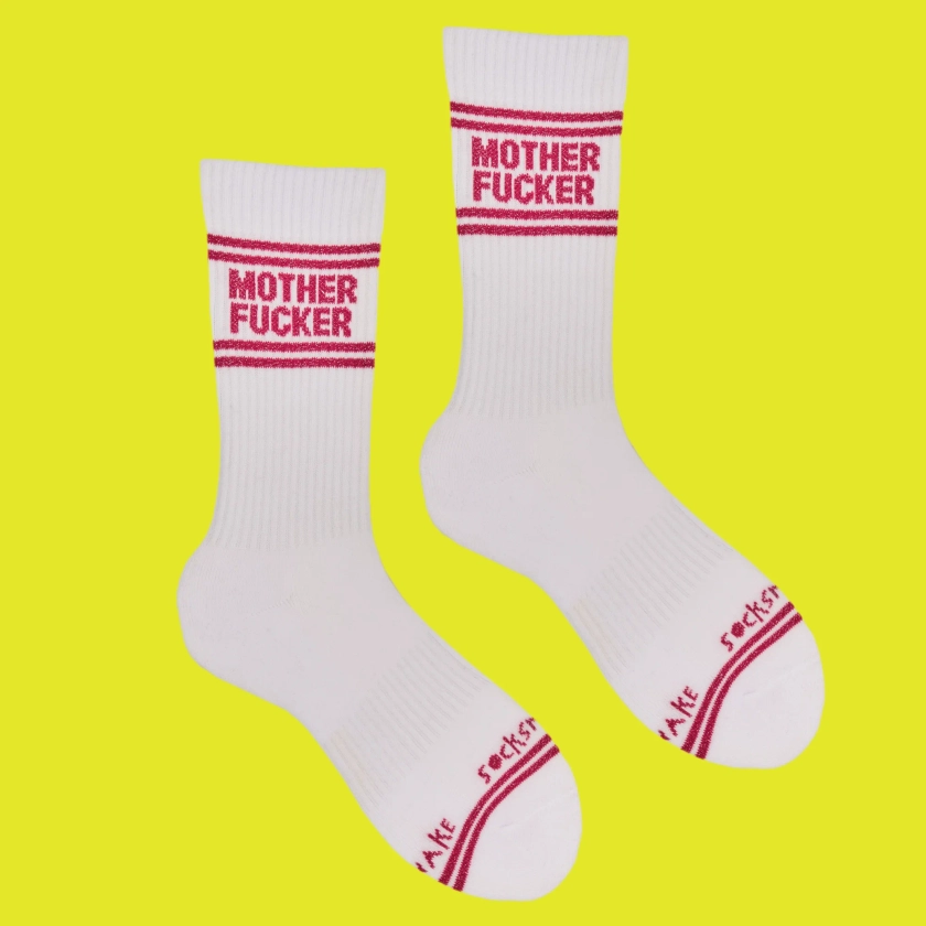 Sweary Sports Socks - Mother Fucker