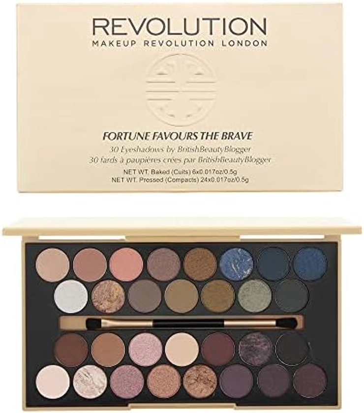 Makeup Revolution Palette de fards à paupières Fortune Favours The Brave 16 g : Amazon.com.be: Beauté et Parfum