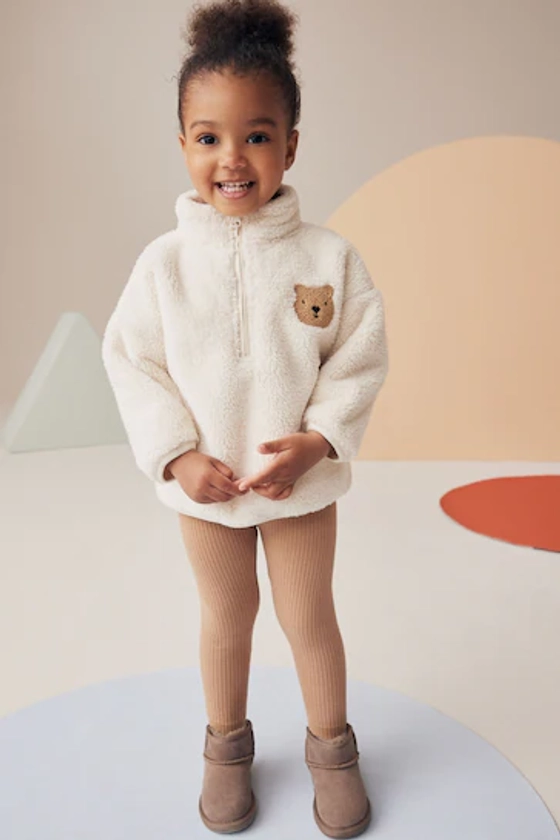 Cream Bear Sweatshirt & Leggings Set (3mths-7yrs)