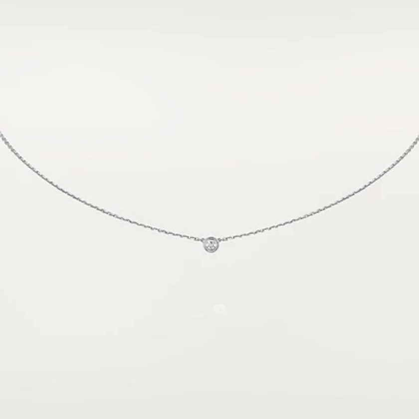 CRB7224515 - Collier Cartier d'Amour, XS - Or gris, diamant - Cartier