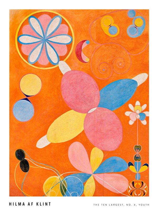 Affiche - The Ten Largest No. 4 - Youth by Hilma af Klint