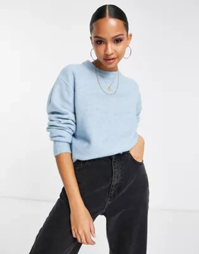 Pimkie - Pull ras de cou en maille - Bleu | ASOS