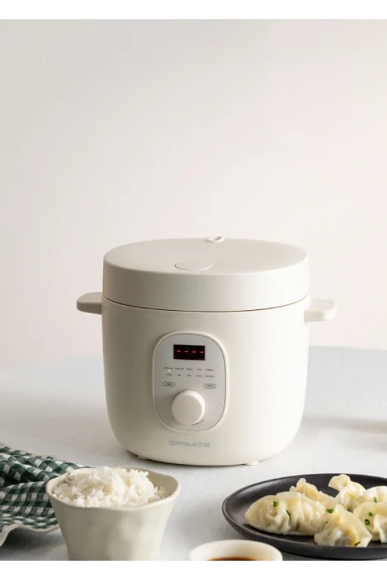 RICE COOKER STUDIO - Elektrische rijstkoker 2 L met stoommandje