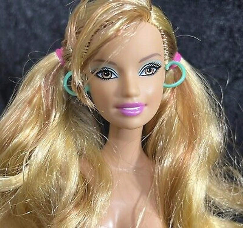 Copper Blonde Barbie-Articulated-Nude-Fashion Fever Barbie Doll Mattel-P-13