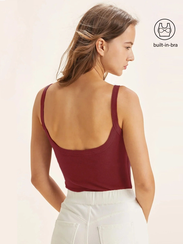 Soft Brushed Rib Brami Top