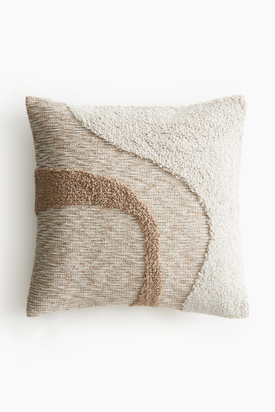 Kussenhoes met dessin - Beige/blokkleuren - HOME | H&M NL