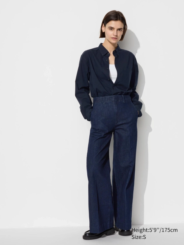 Jean Large (long) pour Femme | UNIQLO FR