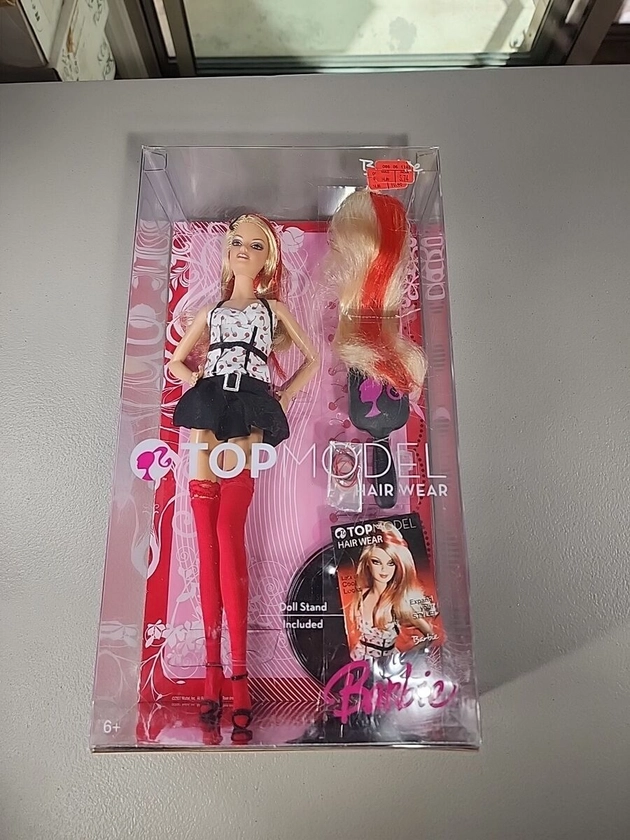 New Barbie Top Model Hair Wear Doll 2007 Mattel M5794